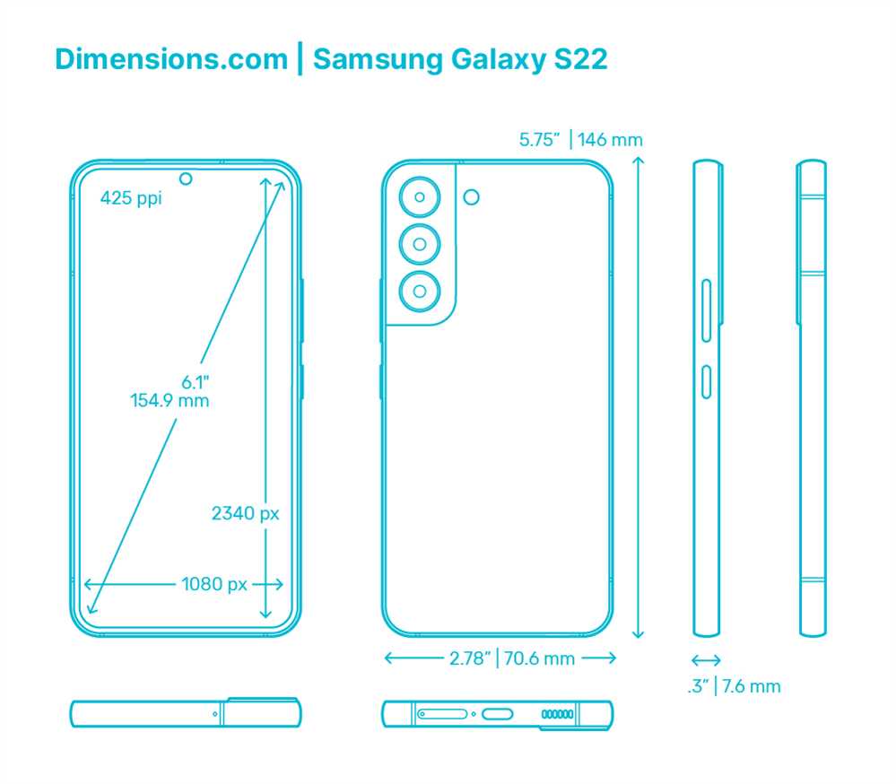 Samsung galaxy s22 ultra dimensions